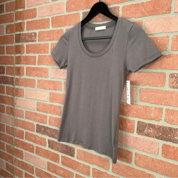 2/$5 Sale - Charcoal Short Sleeve Spandex Tee - Picture 5 of 6
